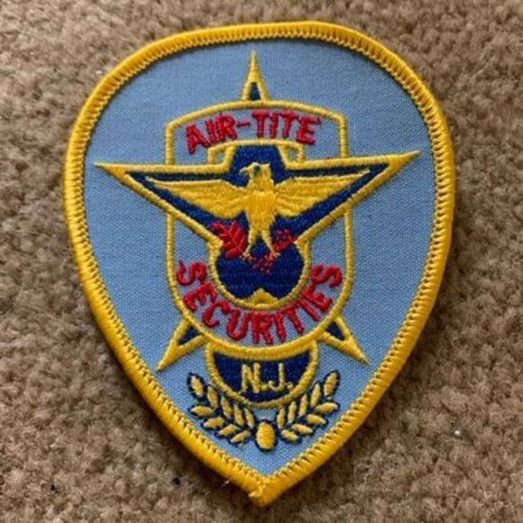 Air-Tite Securities New Jersey Shoulder Patch *New* - Picture 1 of 5